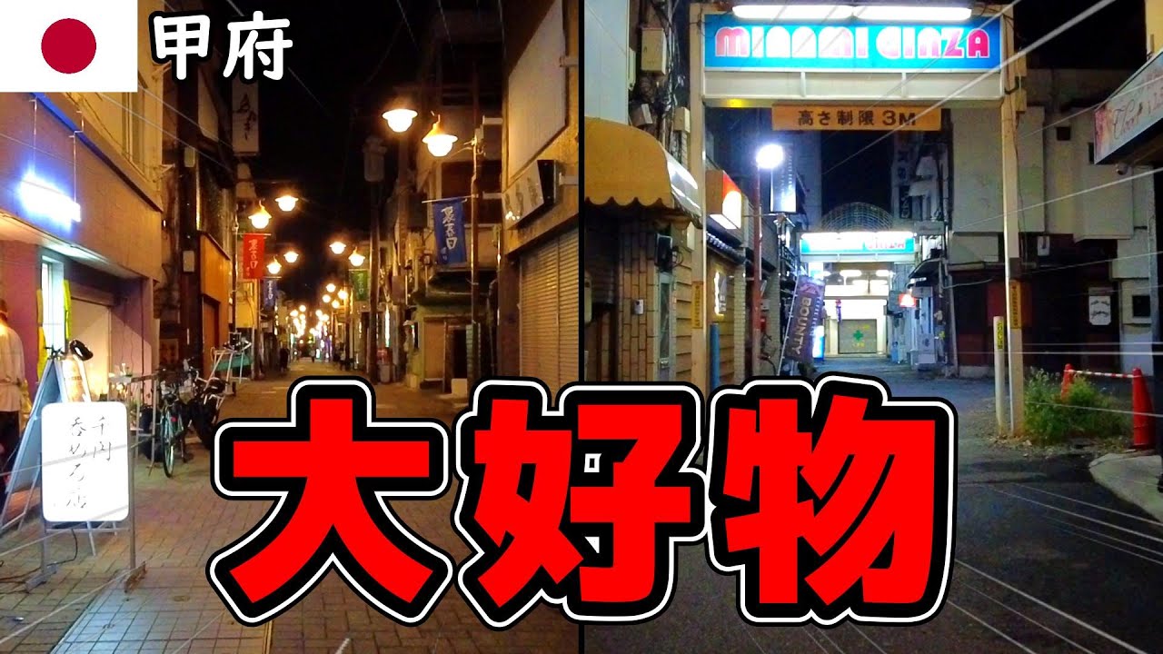 甲府駅 周辺に行ってみたらヤバかったんだが･･･【山梨県無計画旅行（ノープラン）グルメ&街ぶら調査ひとり旅】