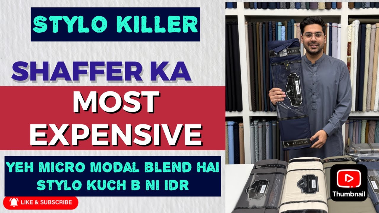 SHAFFER MOST EXPENSIVE AND TOP LEVEL WASH N WEAR | HONEY BUNCH MICRO MODAL FABRIC