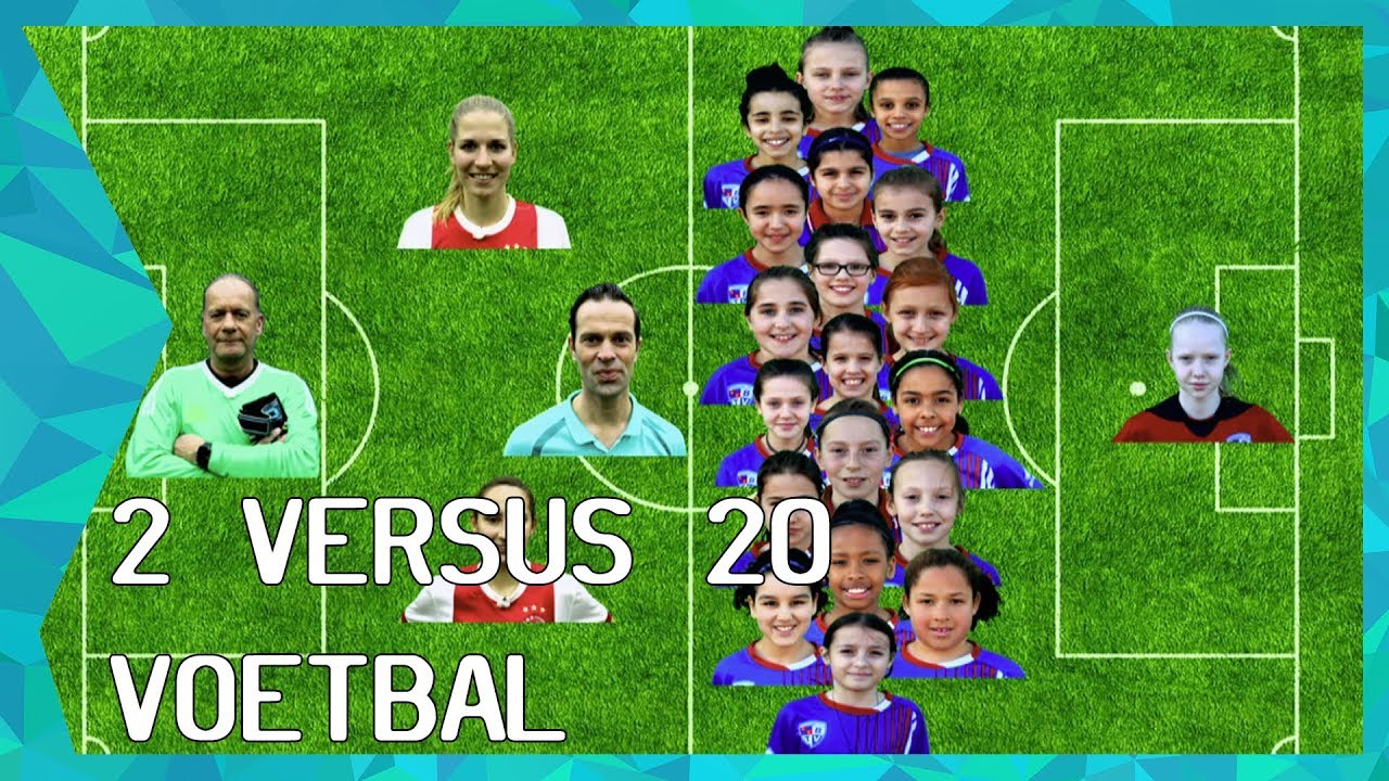 2 TEGEN 20: Voetbal met Soraya Verhoeve en Kelly Zeeman (Ajax) | ZAPPSPORT