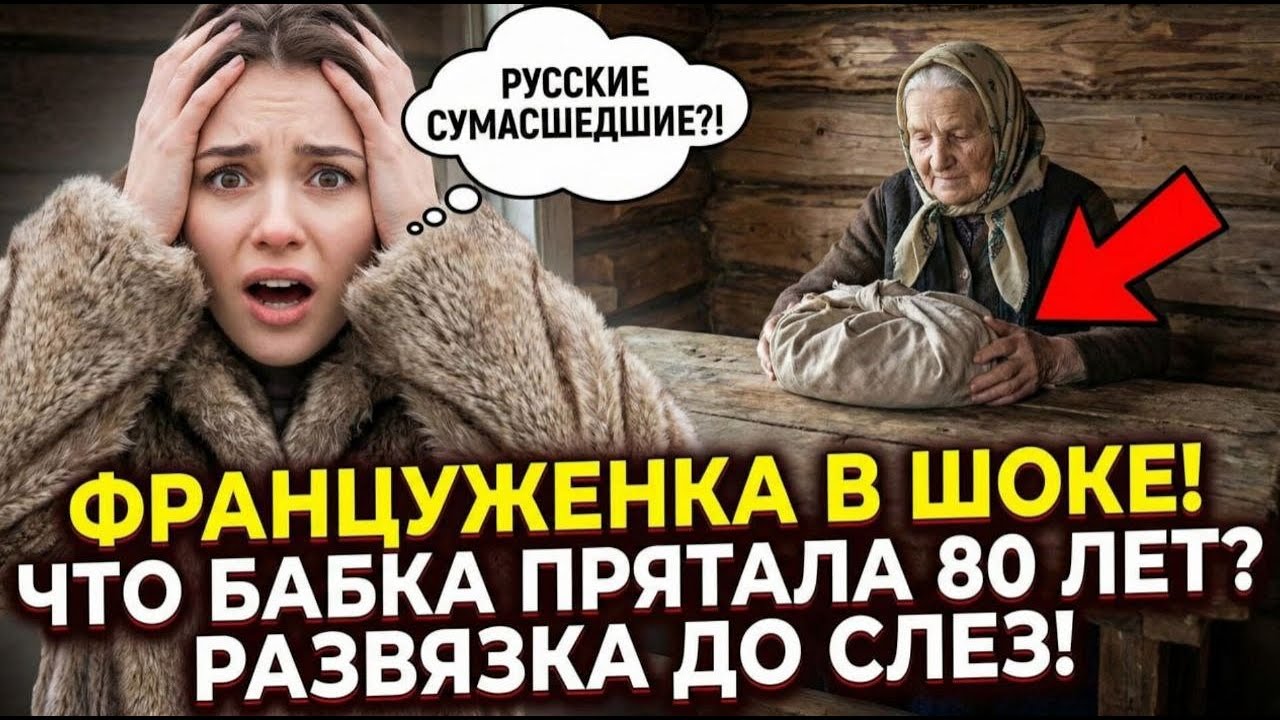 «РУССКИЕ, ВЫ СУМАСШЕДШИЕ?!»: Французская баронесса случайно зашла в избу к одинокой старушке...