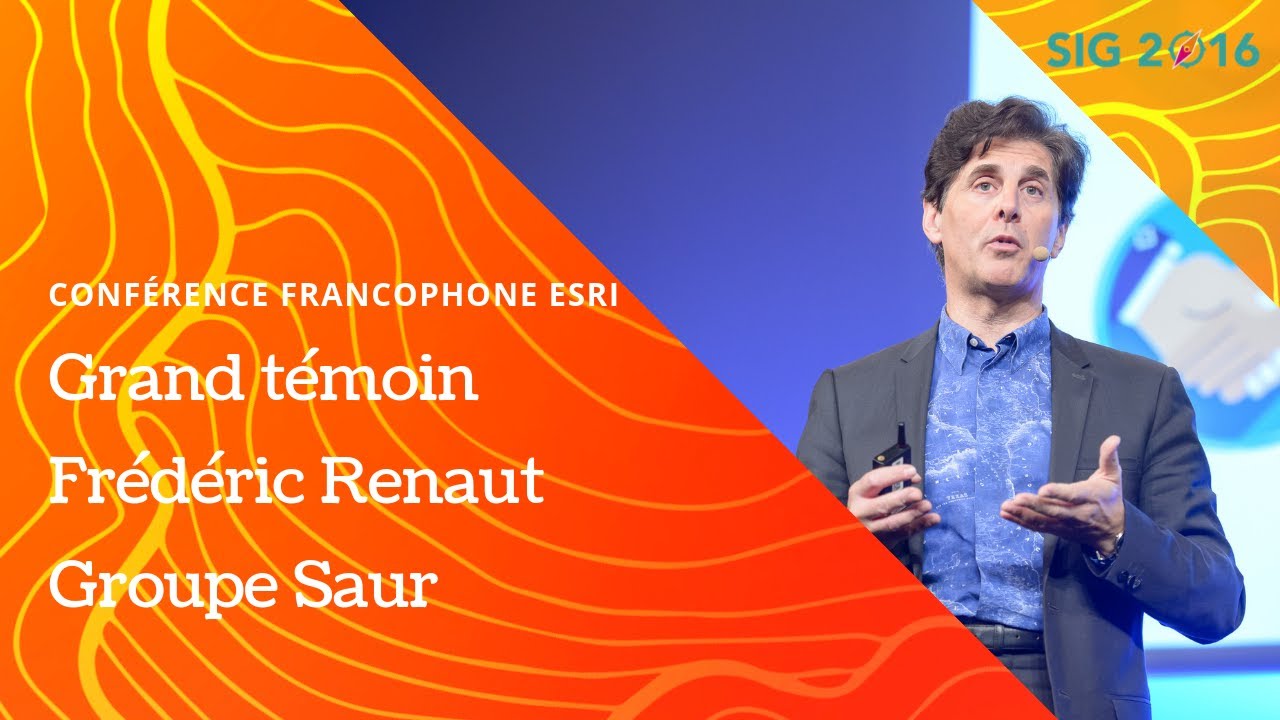 [SIG 2016] Grand témoin : Frédéric Renaut - Groupe Saur