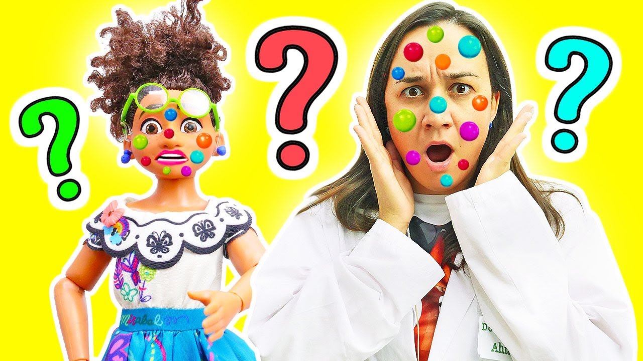 Una brutta allergia della bambola Mirabel! Giochi del dottore per bambini. La dottoressa Ahia