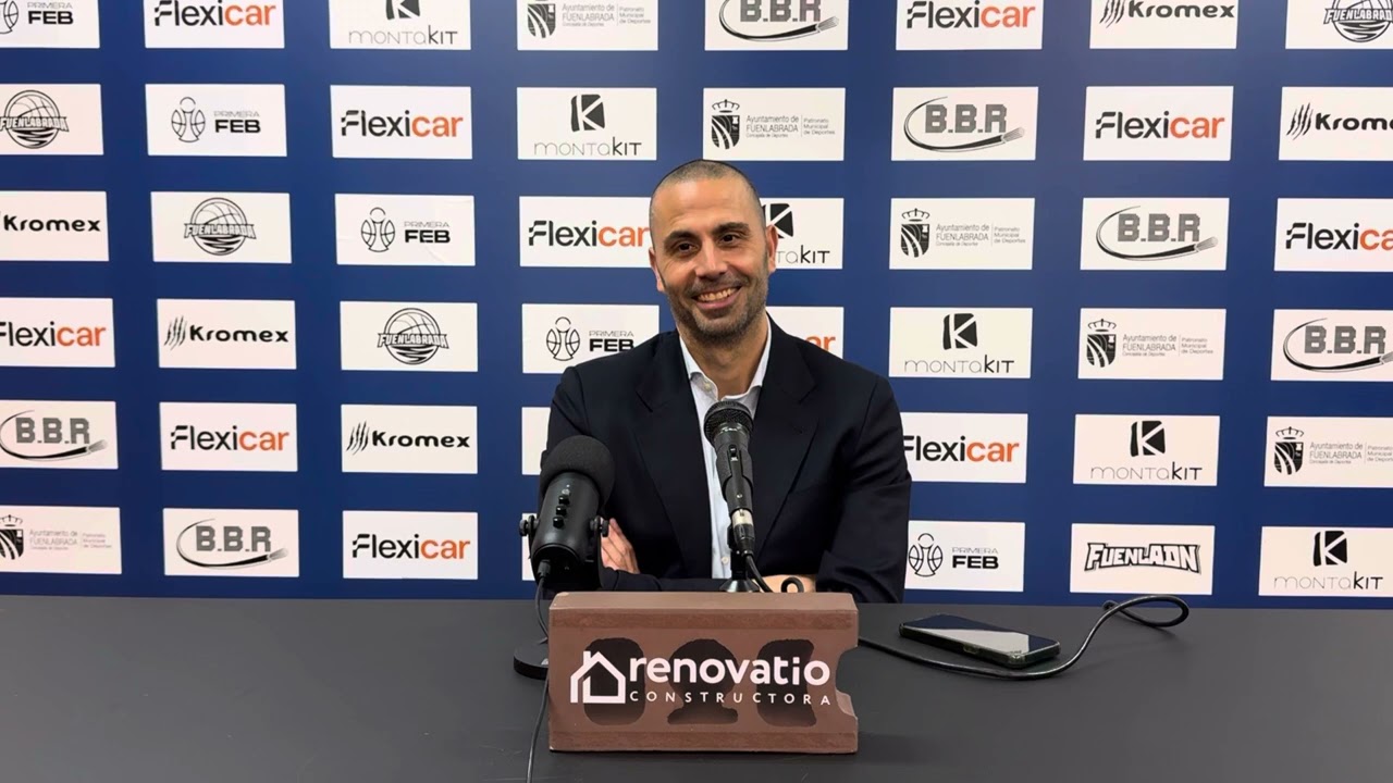 Rueda de prensa Javi Rodríguez // Flexicar Fuenlabrada VS Alimerka Oviedo