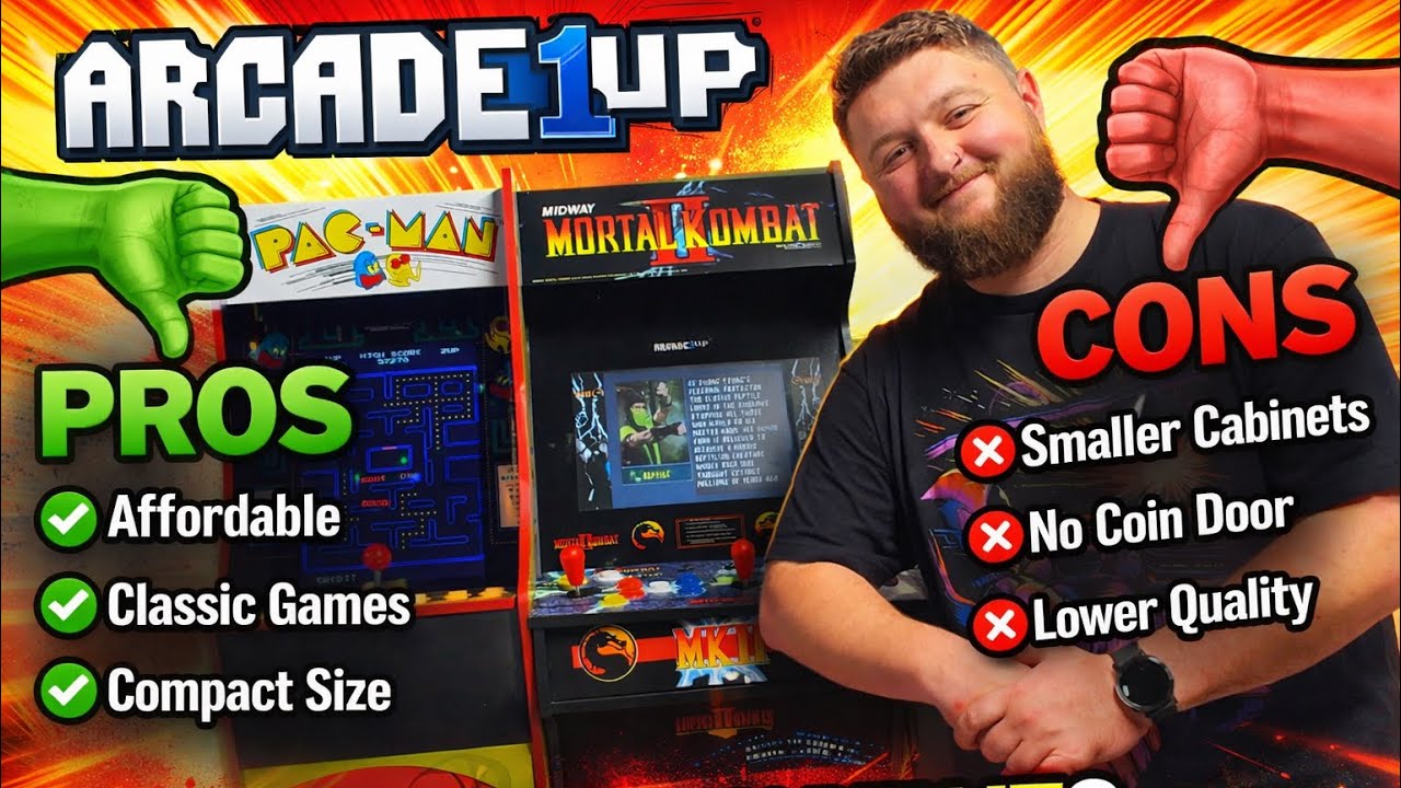 Let’s talk Pros and Cons of Arcade1Up Cabinets
