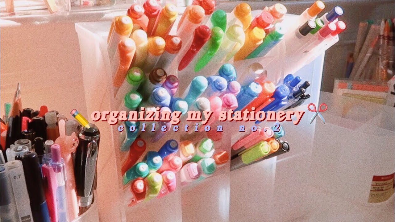 organizing my stationery collection #2 👼🏻