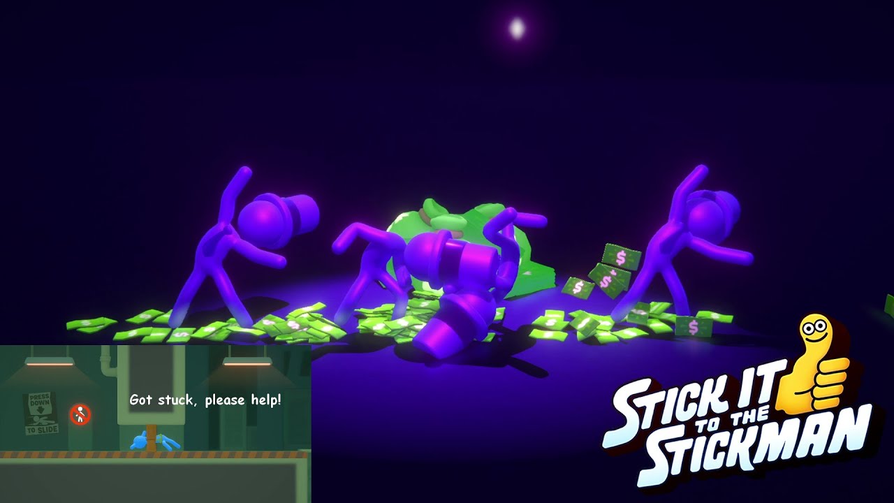 Stick It to the Stickman Gameplay | Walkthrough Part 1 | 1 Player 4K 60fps