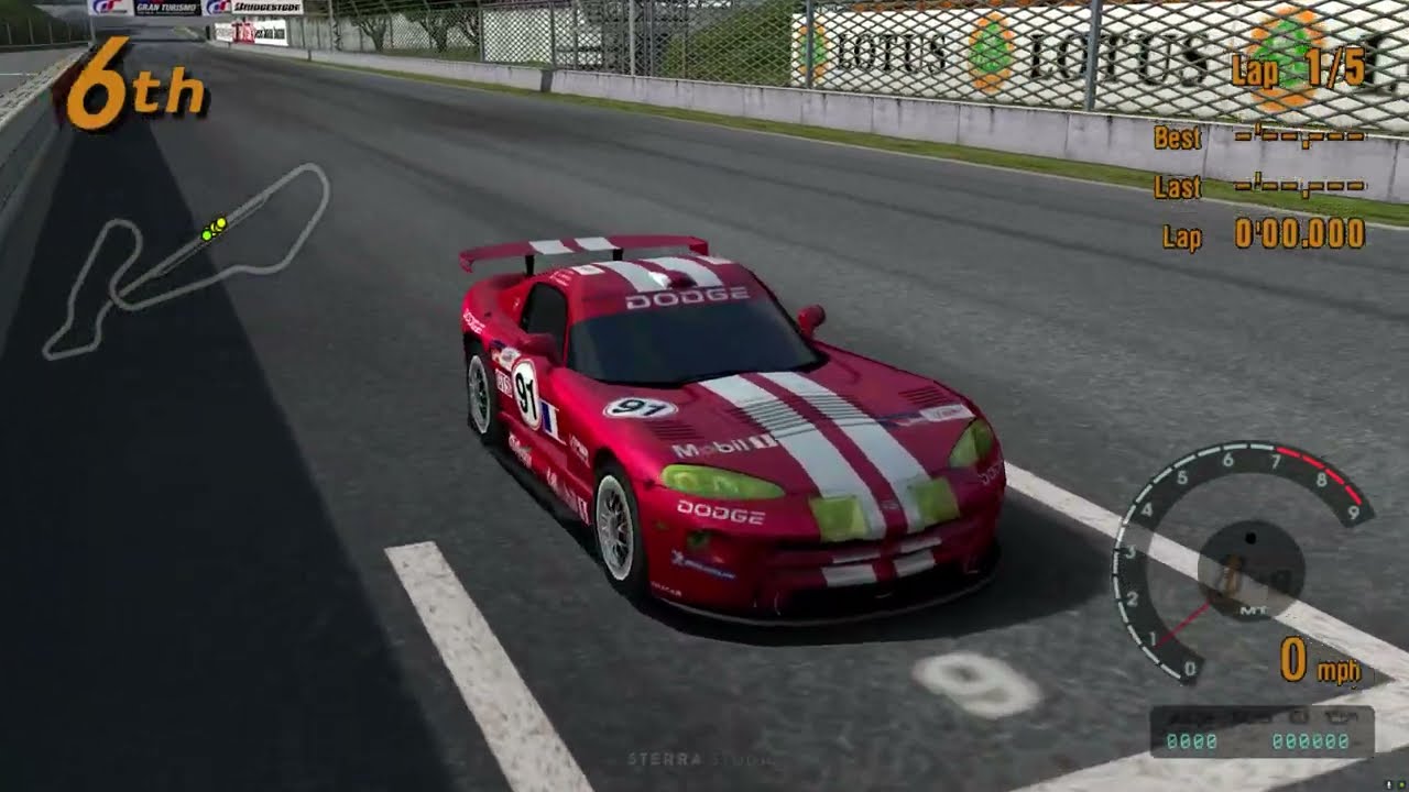 Gran Turismo 3 - Dodge Viper GTS-R Team Oreca Arcade Race | PCSX2