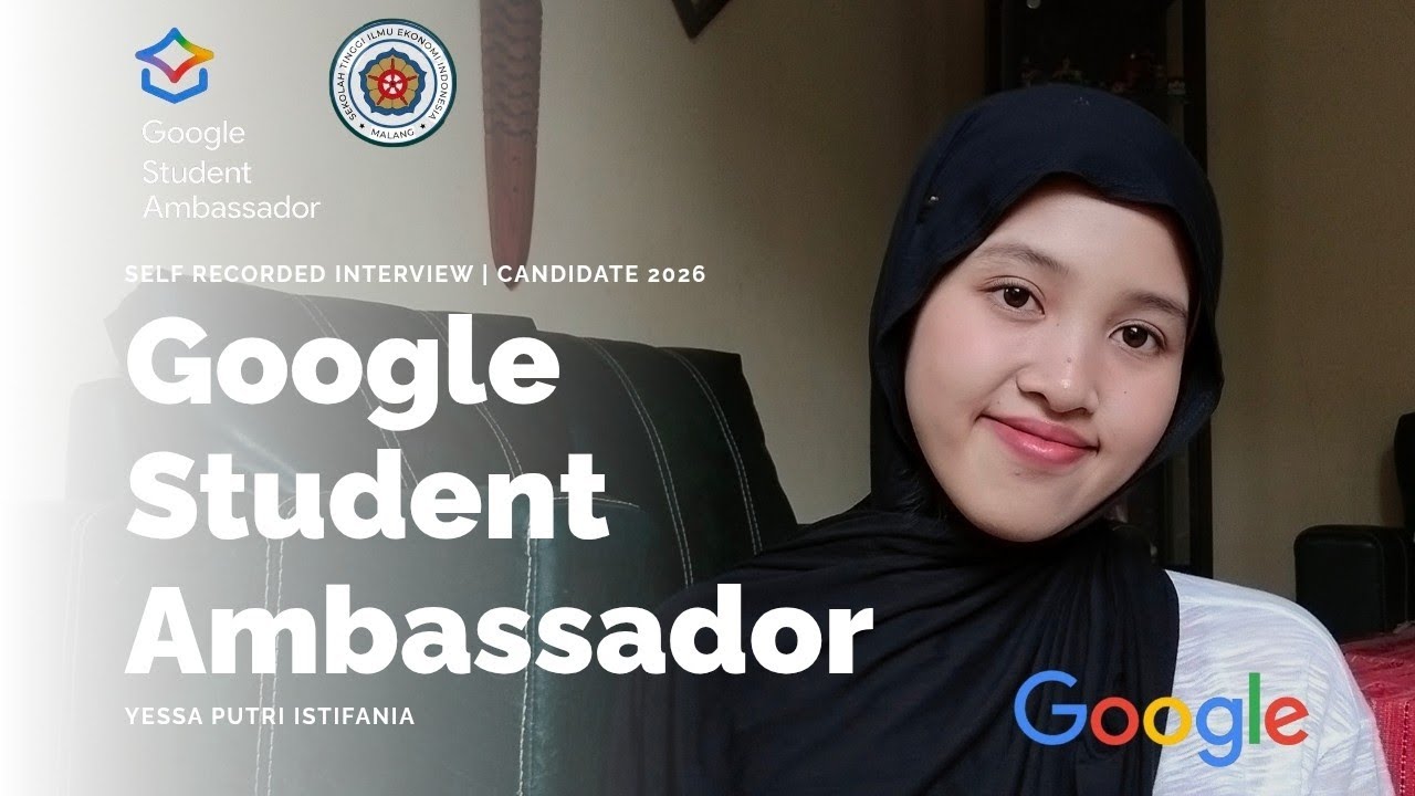 Yessa Putri Istifania - kandidat Google Student Ambassador 2026 Indonesia - STIE Indonesia Malang