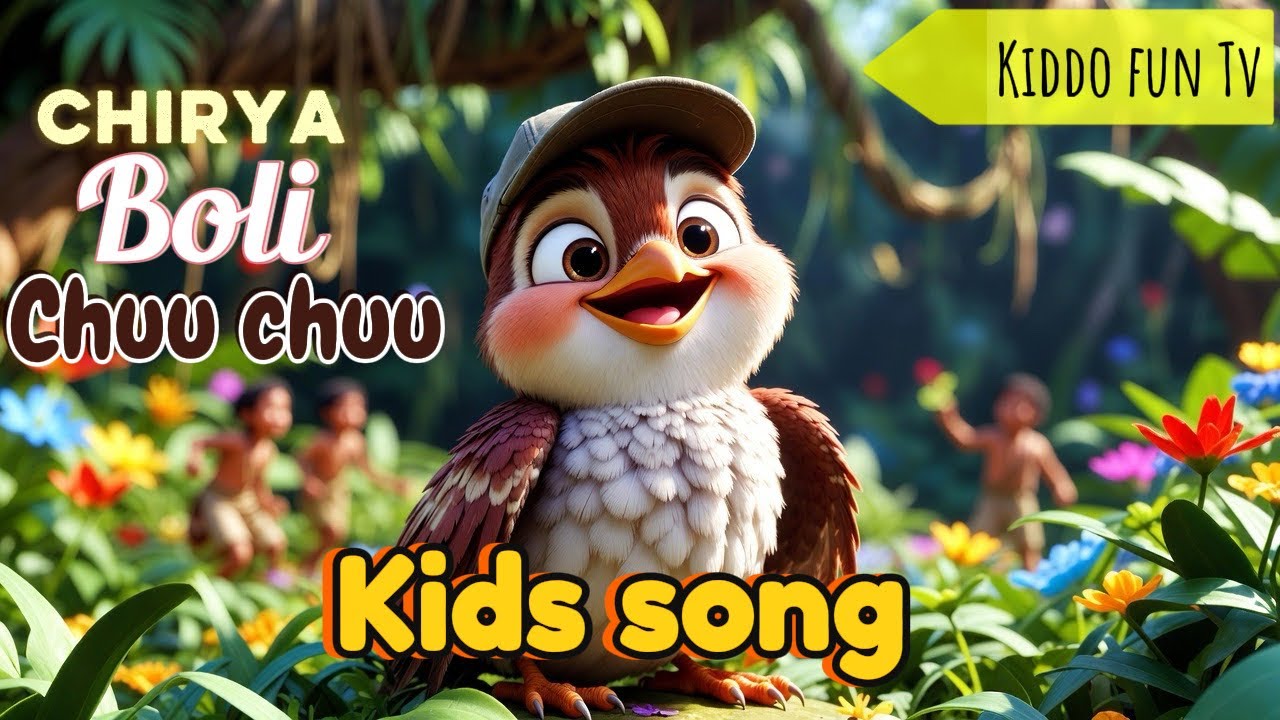 Ik Chirya Boli Chuu Chuu 🦜| kids songs🎵| Muslim lullaby☝️🕋 for baby soothing and learning.