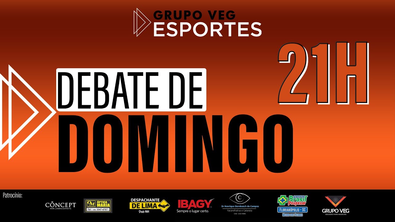 DEBATE DE DOMINGO  - AO VIVO | 23/11/2025