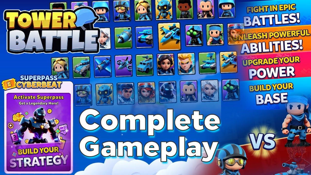 タワーバトル：コネクトタワーズ 完全攻略ゲームプレイ