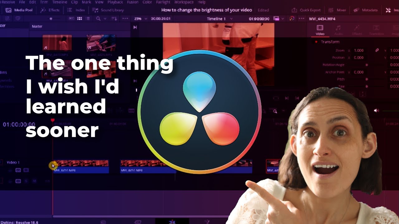 Da Vinci Resolve | How to change the white balance of your video footage