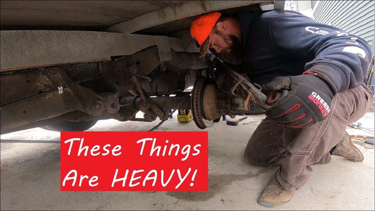 Upgrading my Ford E-450 Flatbed Leaf Springs to Heavy Duty Remove and Install