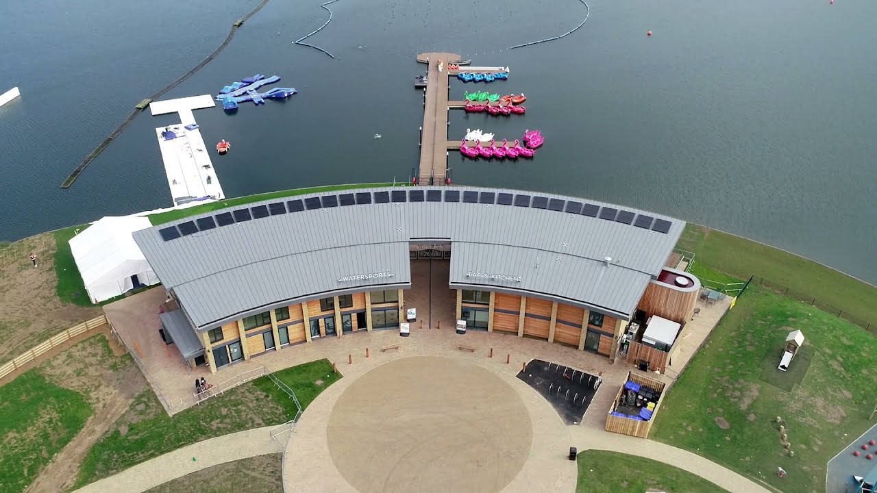Time lapse of construction of new Watersports Centre