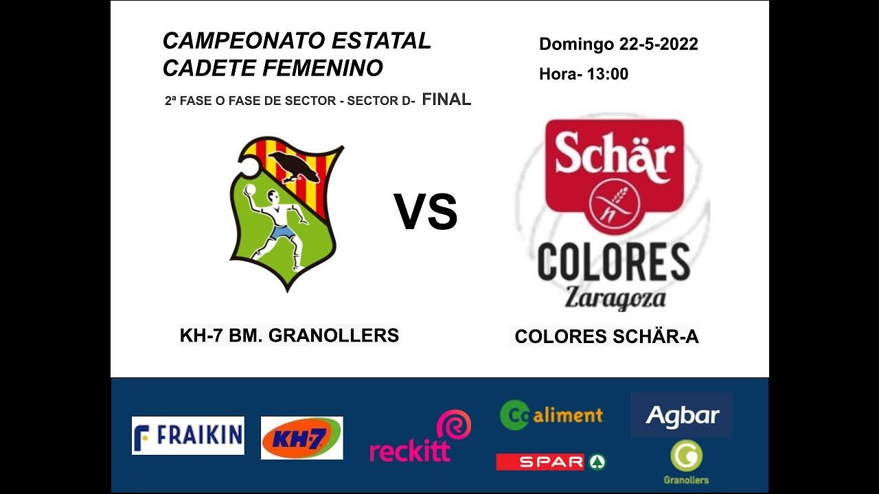 KH-7 BM. GRANOLLERS vs COLORES SCHÄR-A -SECTOR ESTATAL (GRANOLLERS)- FINAL