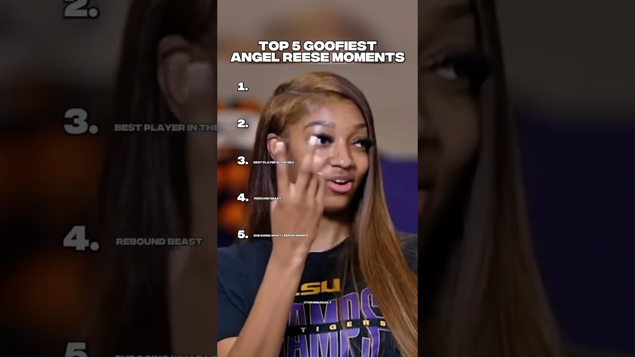 Top 5 Goofiest Angel Reese Moments😂 #angelreese #wnba #basketball #sports