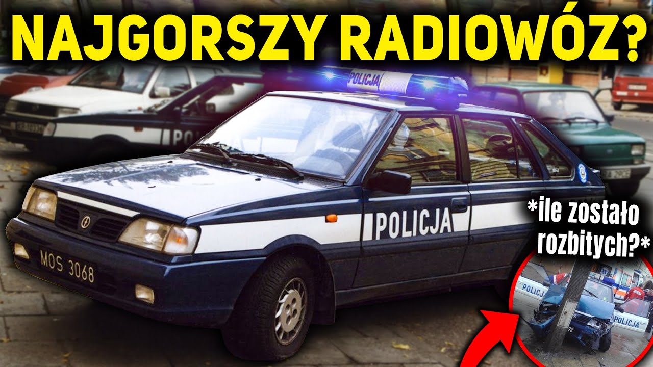 CZYM JEŹDZIŁA POLSKA POLICJA W LATACH 90'?