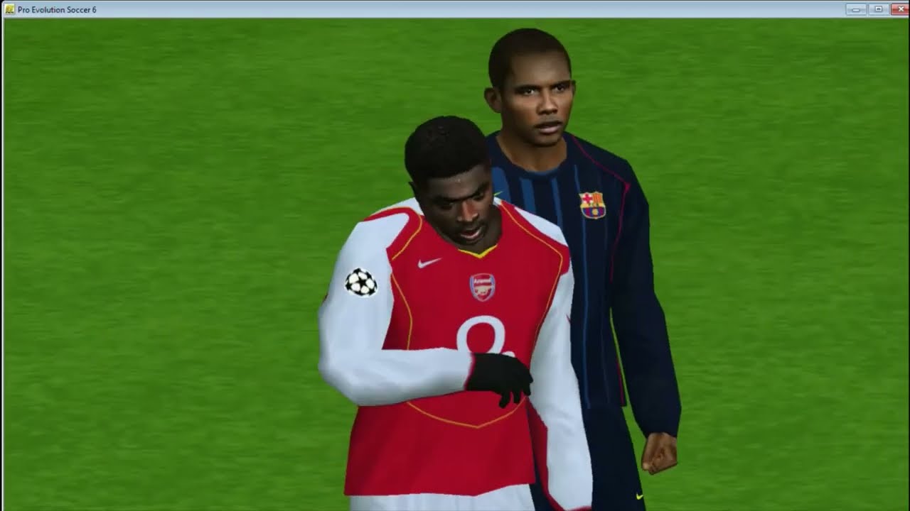 PES 6  Master League 2004–05 UEFA Champions League Semi-Finals Arsenal & Barcelona