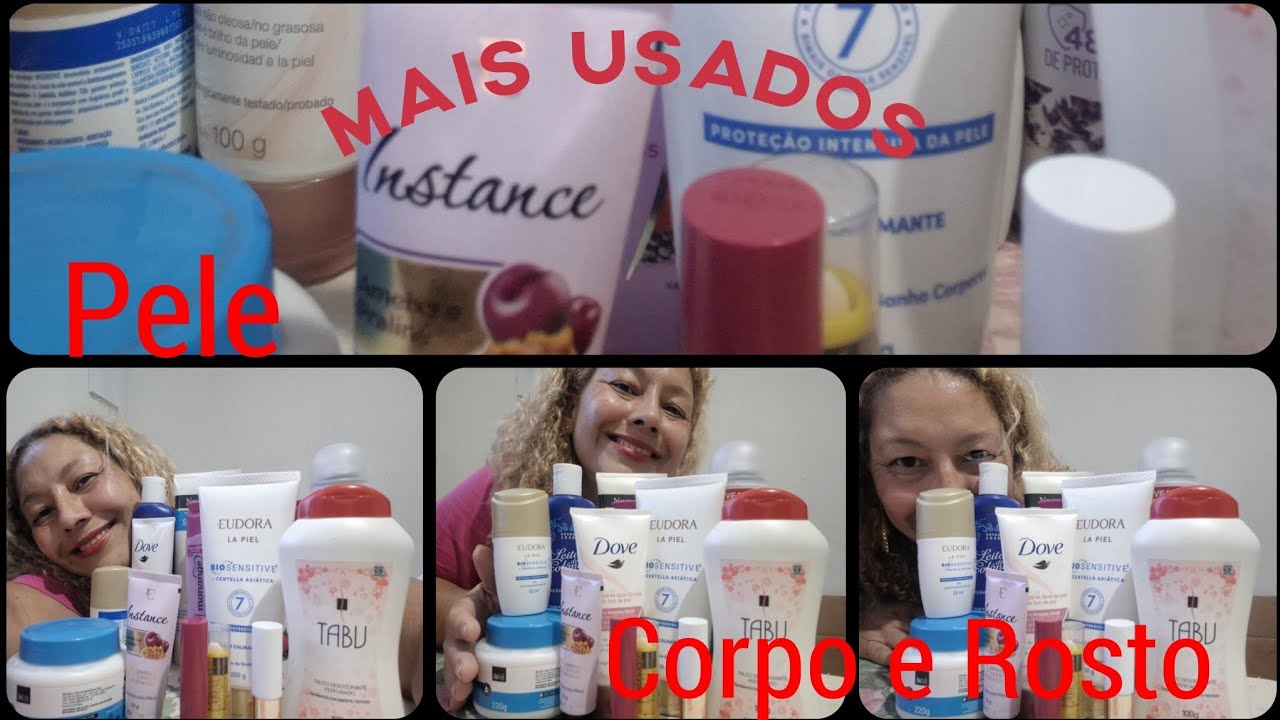 Mais Usados-Corpo&Rosto