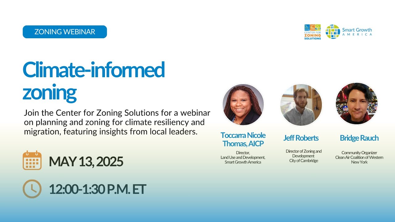 Webinar: Climate-informed zoning