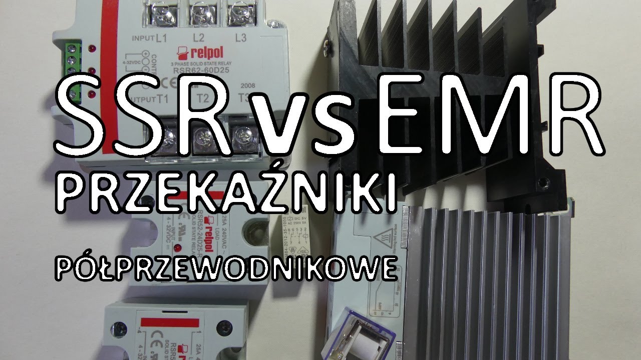 Przekaźniki p&oacute;łprzewodnikowe SSR vs EMR