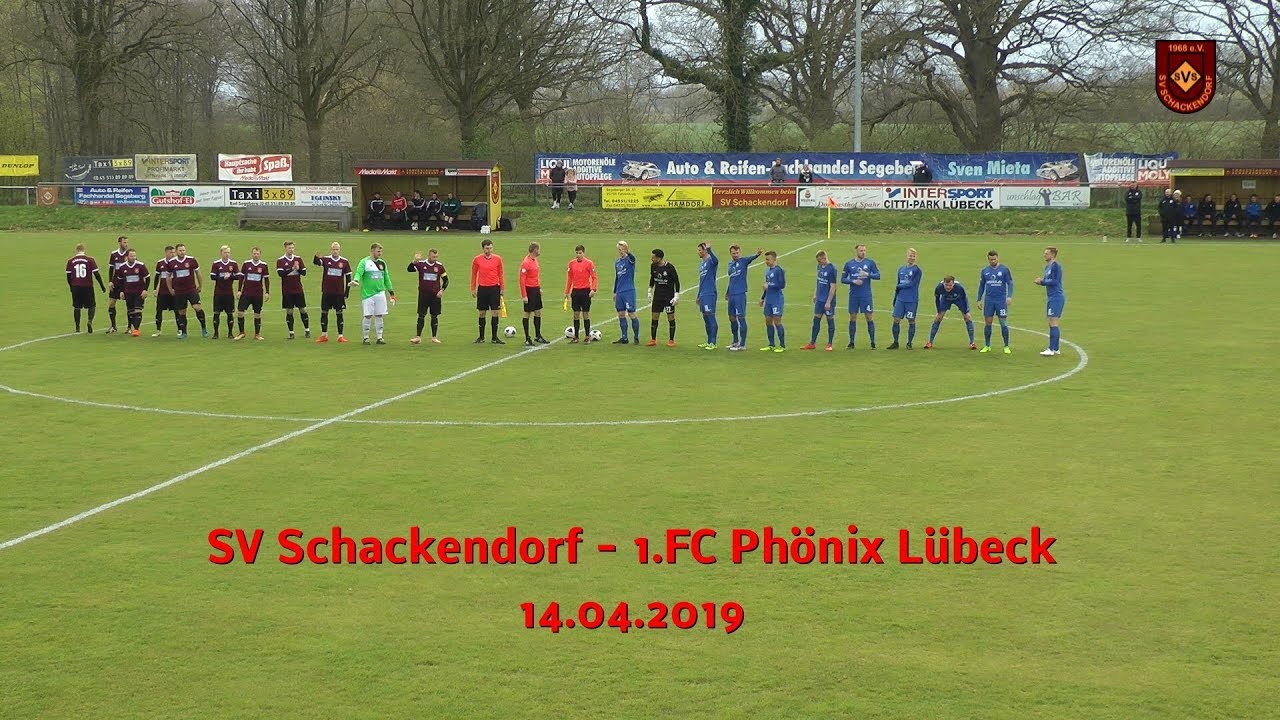 14.04.2019 SV Schackendorf gegen 1.FC Phönix Lübeck