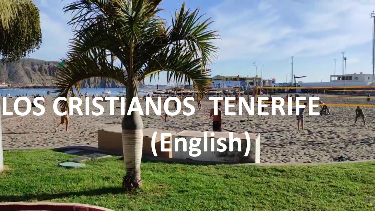 Tenerife , Los Cristianos , Passeggiata dalla Stazione Marittima al centro.,Canary Island Spain