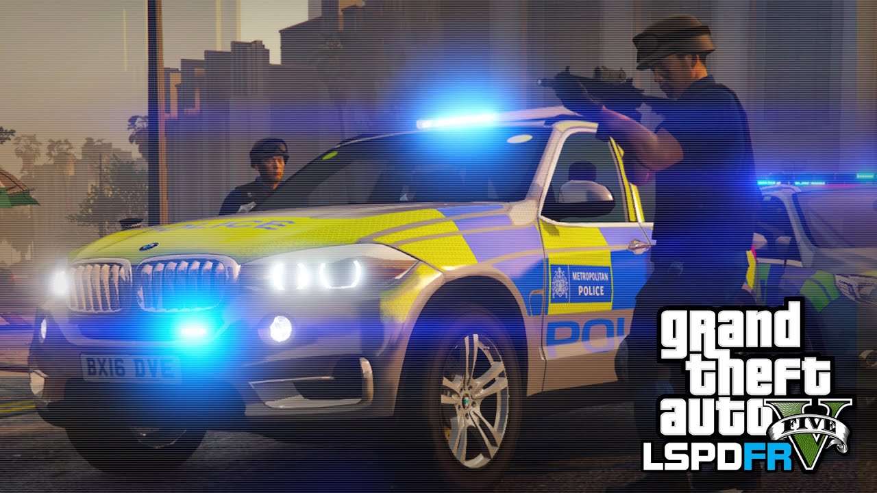 GTA 5 LSPDFR - SC&O19 Armed Police Action - The British way #60