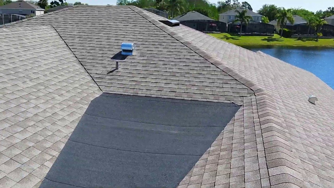Roof replacement GAF Timberline HD Driftwood