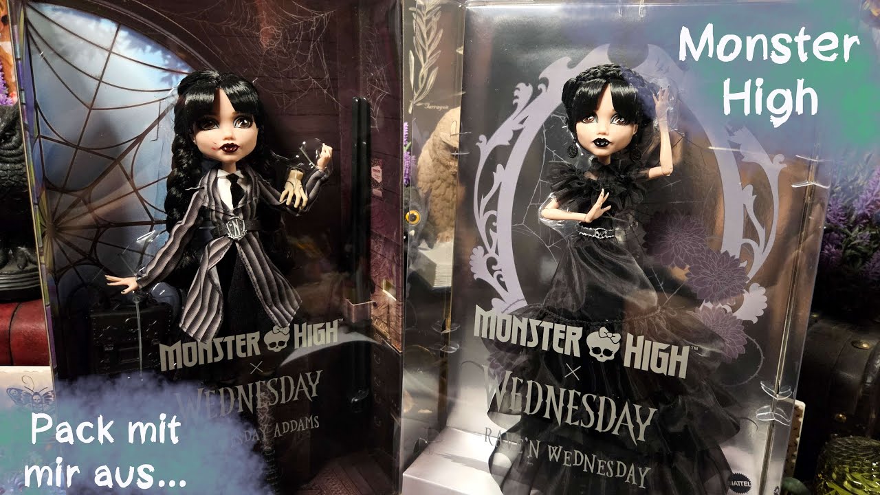 Monster High Puppe - #Wednesday- #Monsterhigh #unboxing #auspacken