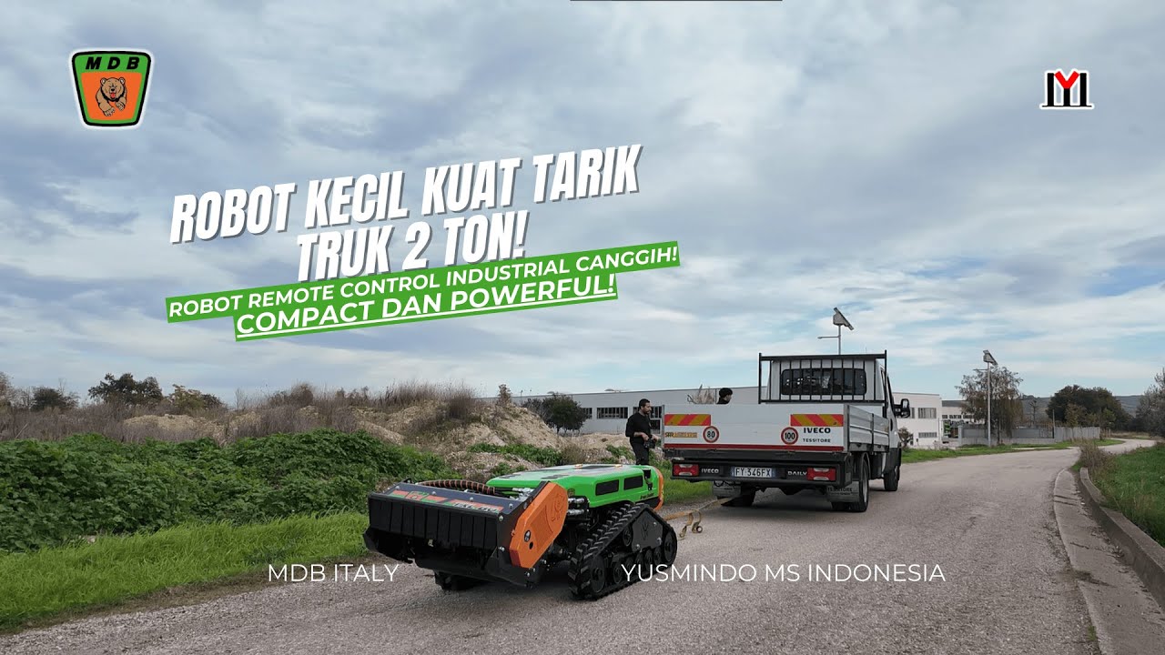 Mesin Remote Control untuk Pembersihan Lahan Ekstrem - MDB LV250! #MDB #YusmindoMS #indonesia