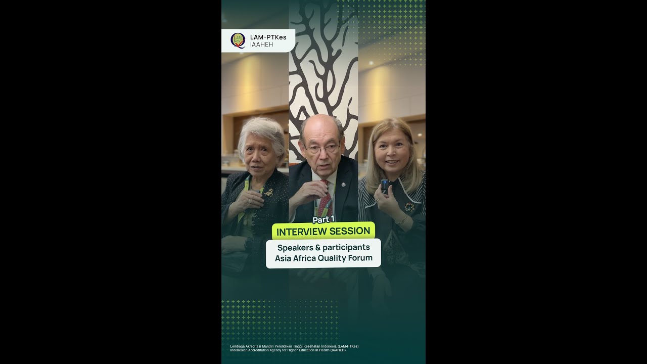 Interview Session Speakers & Participants Asia Africa Quality Forum