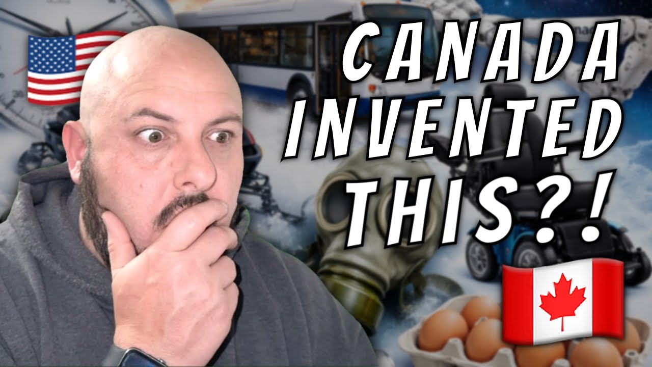 American Reacts to “10 Canadian Inventions” 🇨🇦