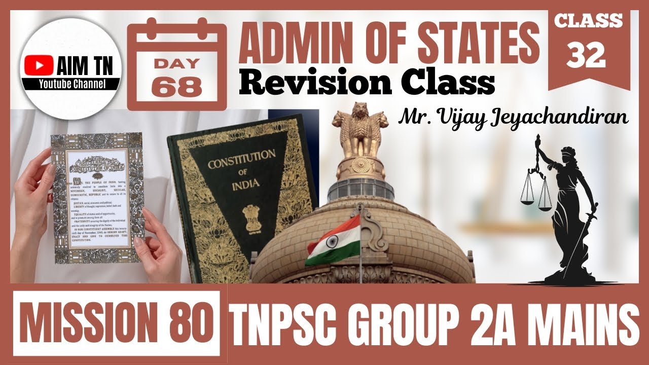 Admin | Class - 32 | Revision Class | Mr. Vijay Jeyachandran