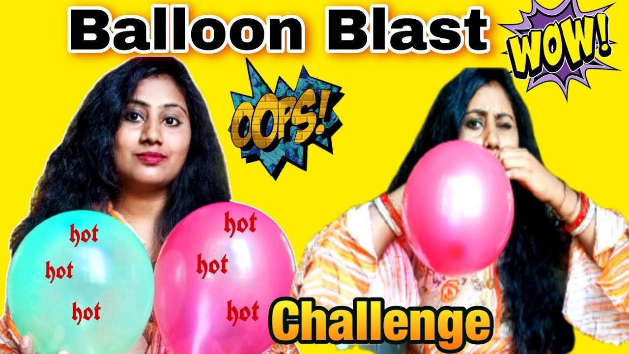 Balloon Blast 💥 Balloon Bursting Challenge 😂 Balloon Funny video @vlogwithsonu851 #challenge