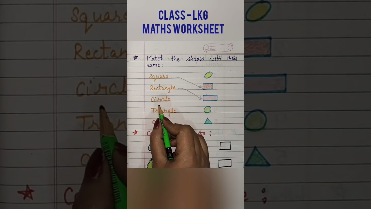 class lkg maths worksheet | maths worksheet for class lkg  | class lkg