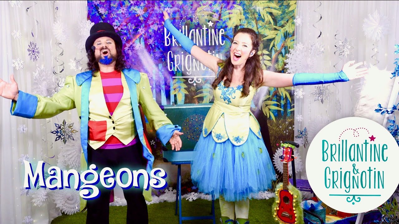 Mangeons - Chanson - Brillantine et Grignotin (La famille Renard en vacances!)