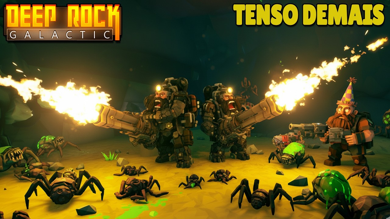 Deep Rock Galatic - Escavação Profunda com final tenso #drg #deeprockgalactic