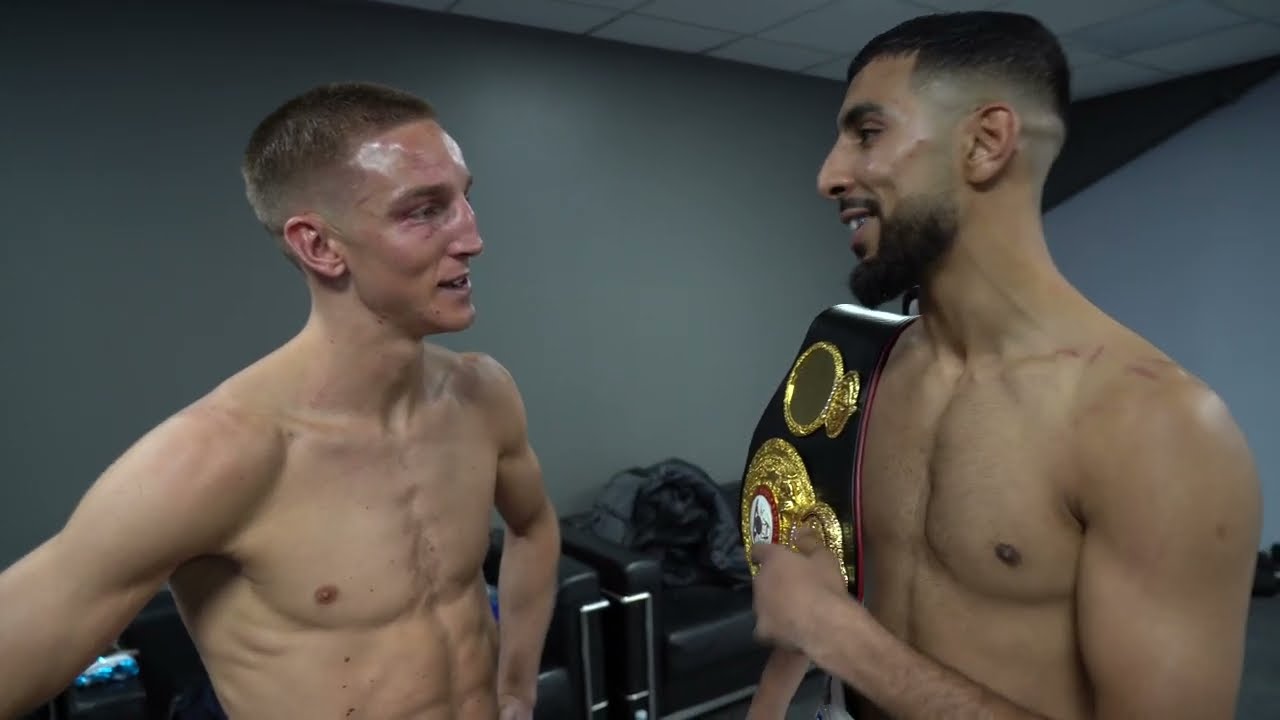 SHABAZ MASOUD & JACK BATESON COME FACE TO FACE POST FIGHT! (MUST WATCH)