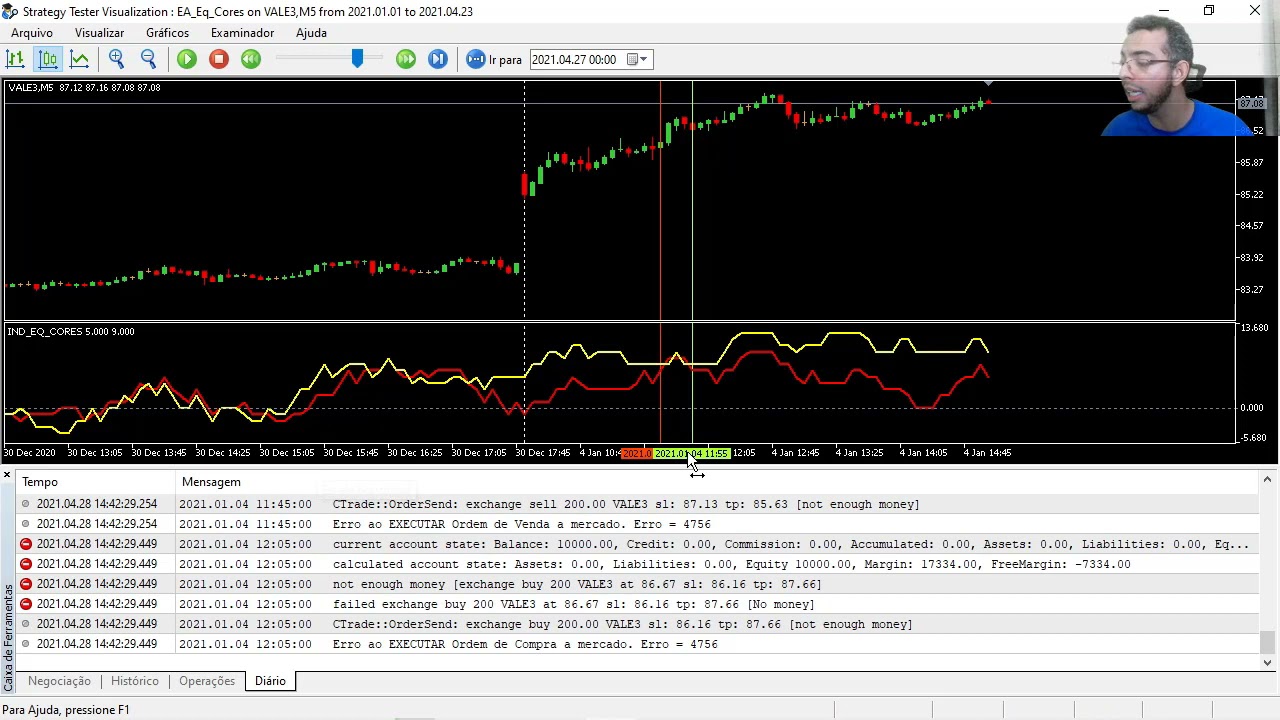 Quais as diferen&ccedil;as de rob&ocirc;s no mercado Forex e B3 no MetaTrader 5