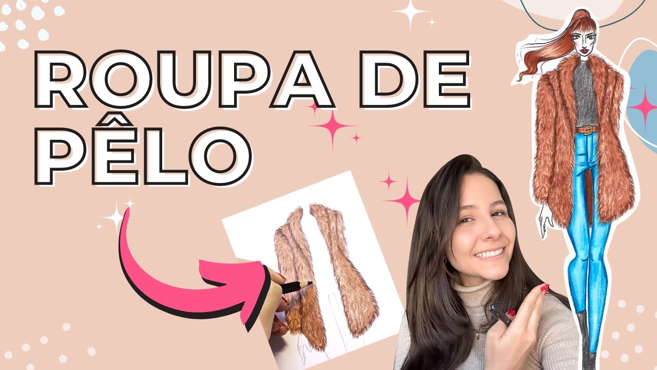 COMO DESENHAR ROUPA DE PÊLO | Croqui de Moda