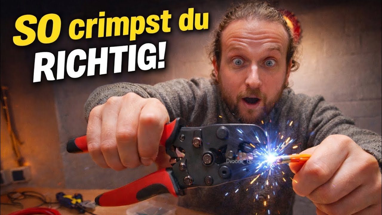 So crimpst du Aderendhülsen RICHTIG (Teil 1)