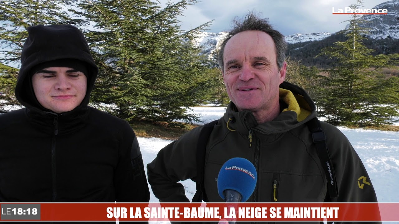 Le 18:18 - Notre reportage sur le massif toujours enneigé de la Sainte-Baume
