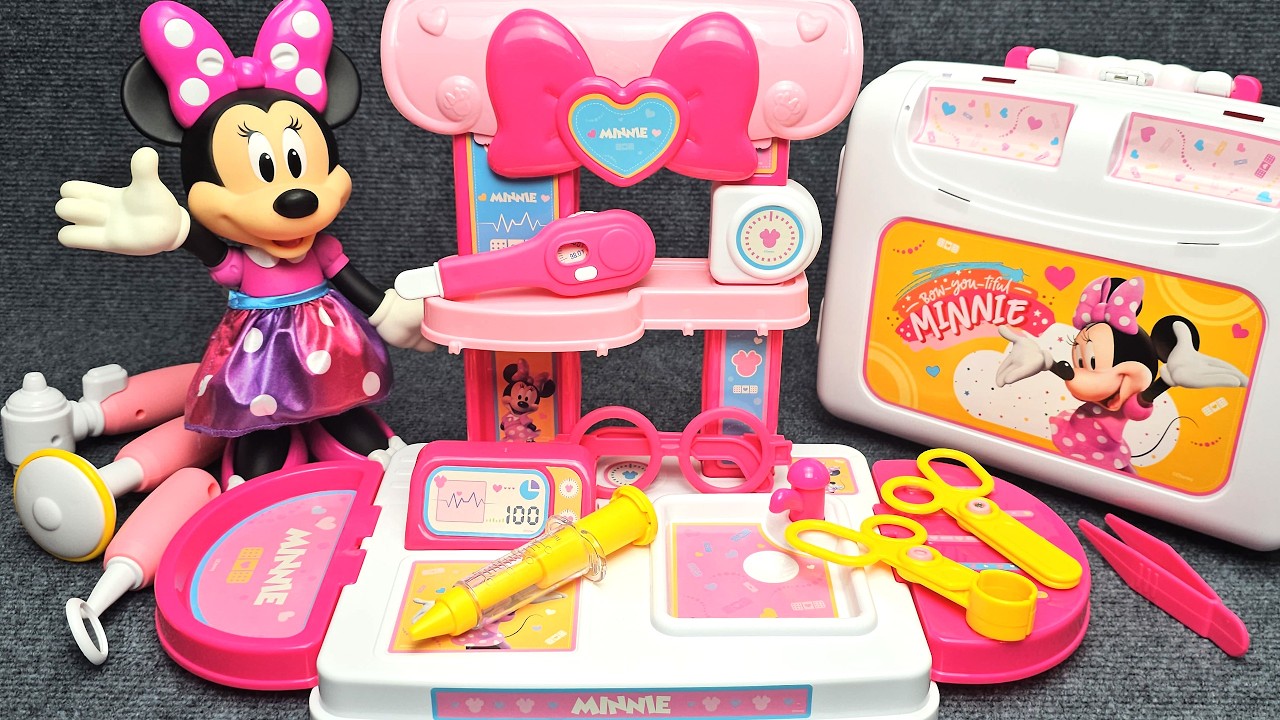 Disney Minnie Mouse Laundry Playset [LU-950] Satisfying with Unboxing Toys Compilation ASMR