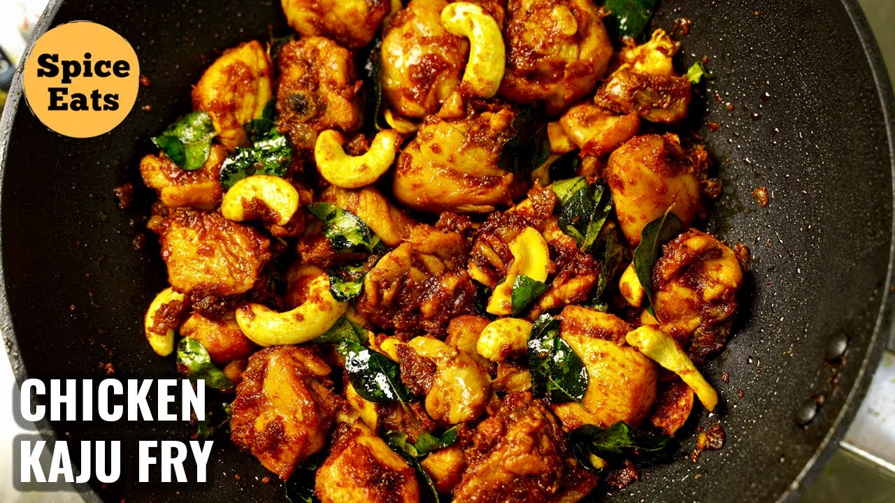 Chicken Kaju Fry | Easy Chicken Fry With Kaju | Kaju Chicken Fry Recipe