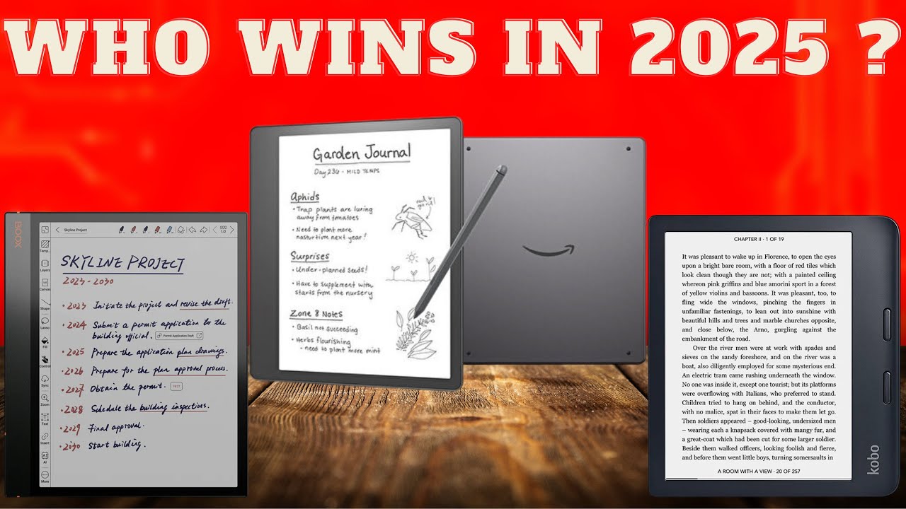 TOP 5: Best E-Readers 2025 | Which Kindle Should You Buy?