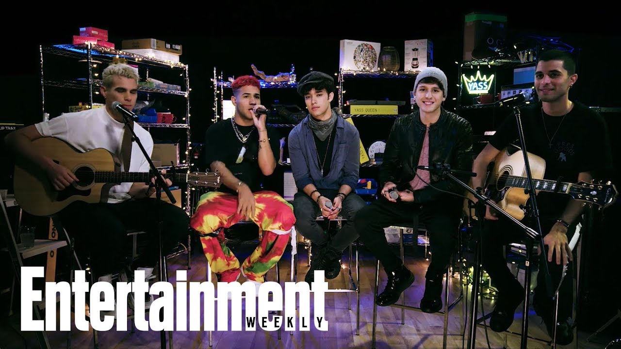 CNCO Perform 'De Cero' | In The Basement | Entertainment Weekly