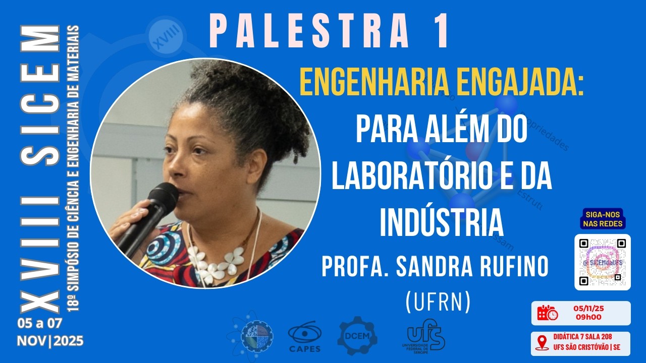 MAGNA: ENGENHARIA ENGAJADA: PARA ALÉM DO LABORATÓRIO E DA INDÚSTRIA (PROFa. SANDRA RUFINO/UFRN)