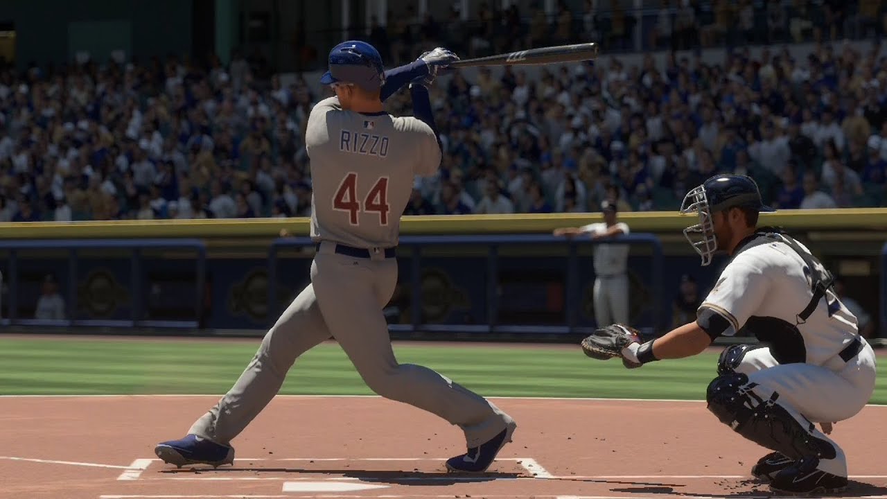 MLB The Show 16 - Chicago Cubs vs Milwaukee Brewers | Gameplay (PS4 HD) [1080p60FPS]