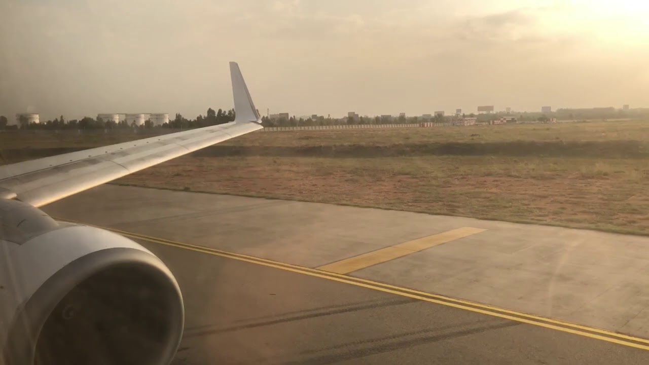 Takeoff From Bangalore | Jet Airways | 9W416 | VT-JBE | BLR-BOM | B738 | Business Class